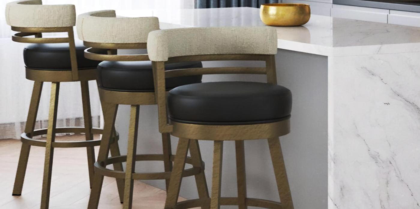Miramar 30"  Swivel Bar Stool