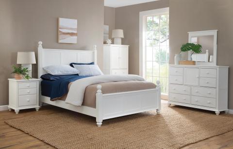 COTTAGE QUEEN BEDROOM WHITE
