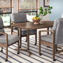 Dining chairs outlet with casters wholesale