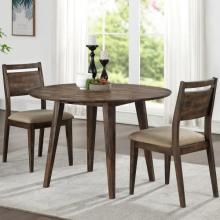 ZOEY 3PC DROPLEAF SET 42" ROUND PEDESTAL