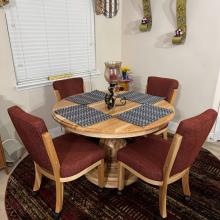 Clyde Caster Chair with Infinity Table
