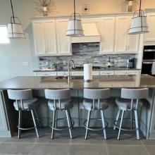 Amisco Barry Counter Swivel Stool