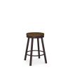 CONNOR BACKLESS SWIVEL WOOD SEAT STOOL